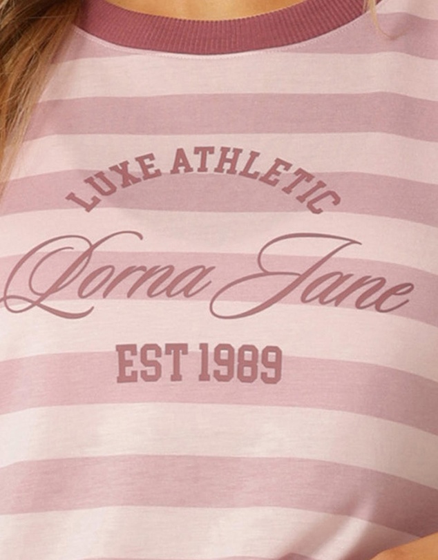 Lorna Jane - Luxe Athletic Stripe T-Shirt
