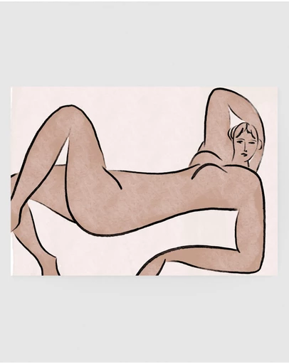 Inka Arthouse - Pink Nude by Henri Matisse Art Print