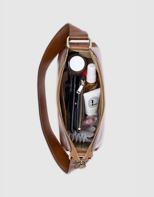 Florence - The Laura Tan Leather Shoulder Bag