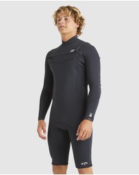 Billabong - Mens 2/2mm Absolute Natural Chest Zip Long Sleeve Springsuit