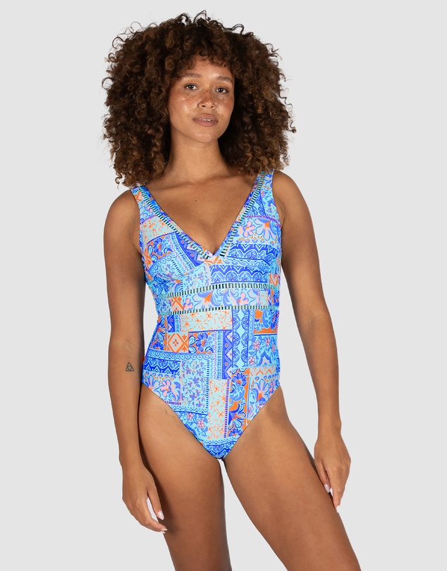 Baku Swimwear - Tulum Longline One Piece Swimsuit