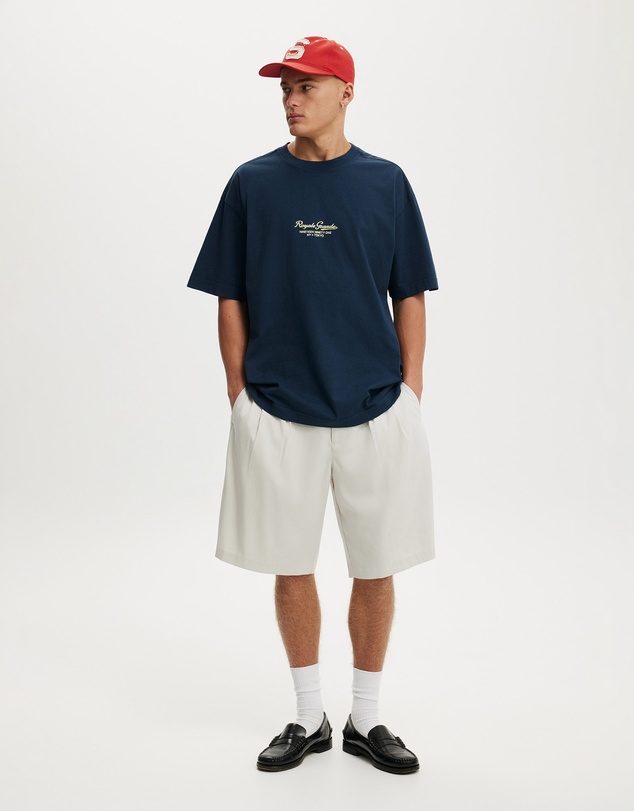 Cotton On - Box Fit Text T-Shirt