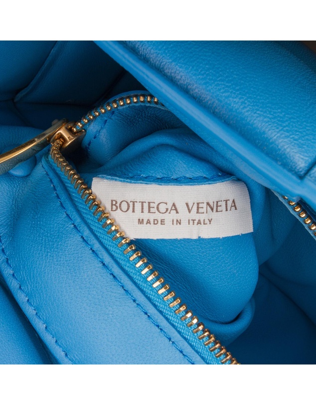 Pre-Loved by Azura Reborn - Pre-Loved Nappa Intrecciato Padded Chain Cassette Satchel