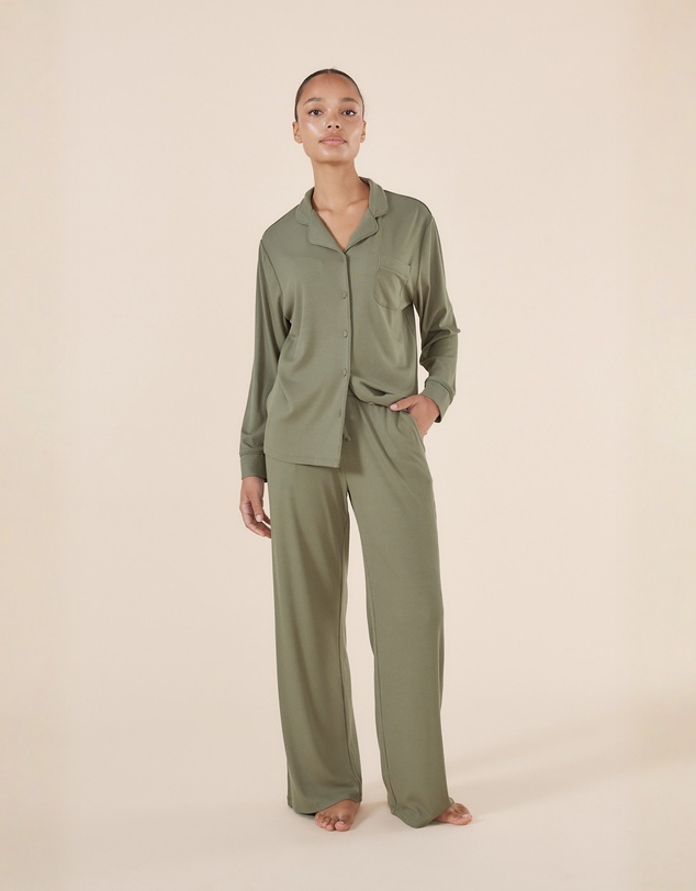 Gingerlilly - Emilia Ribbed Lounge PJ set