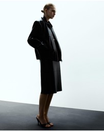 M.N.G - Leather Bomber Jacket