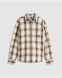 Tommy Jeans - Relaxed Check Brushed Overshirt