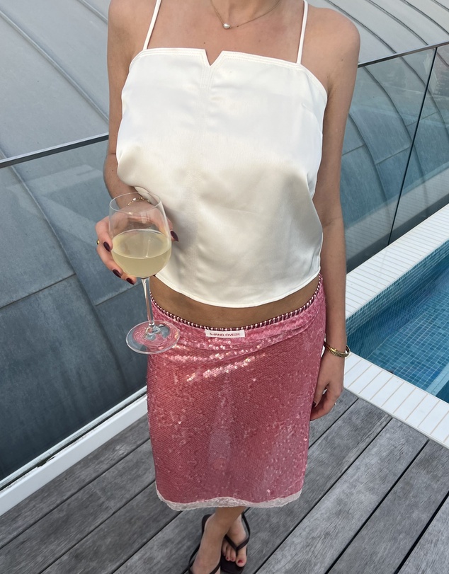 Dazie - Golden Hour Satin Cami