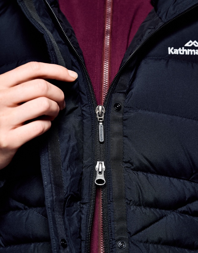 Kathmandu - Winterburn Down Puffer 600 Fill Longline Warm Winter Coat