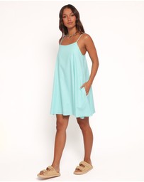 Petal & Pup - Cloella Mini Dress - Aqua