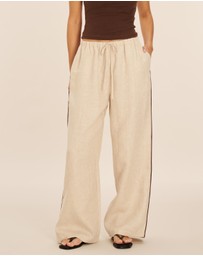 AERE - Cleo Linen Relaxed Pants
