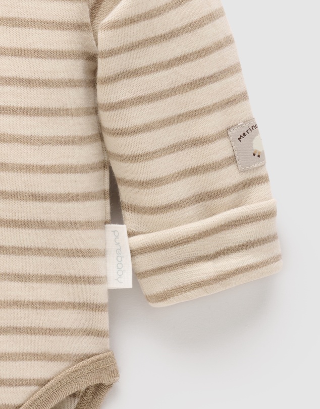 Purebaby - Merino Bodysuit -Kids-Babies
