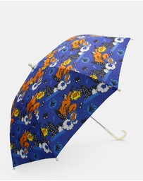 Morgan & Taylor - Superhero Kids Umbrella in Black Comic Print