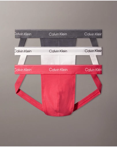 Calvin Klein - Icon Cotton Stretch 3 Pack Jock Straps