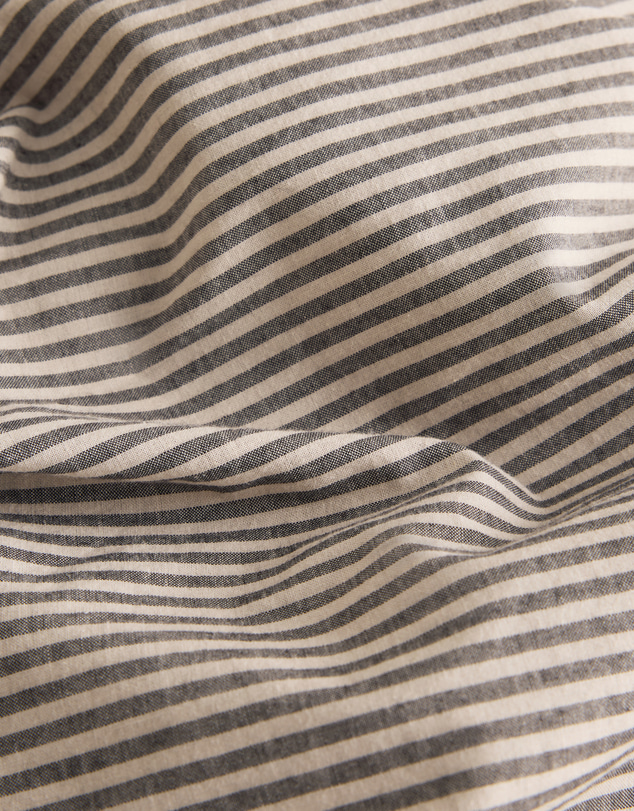 Country Road - Brae Australian Cotton Stripe Queen Flat Sheet