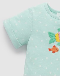 Purebaby - Fancy Fish Growsuit -Kids-Babies