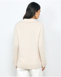 AERE - Ora Cable Polo Knit