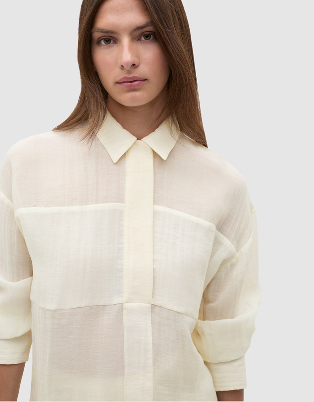 Seed Heritage - Semi Sheer Crinkle Popover