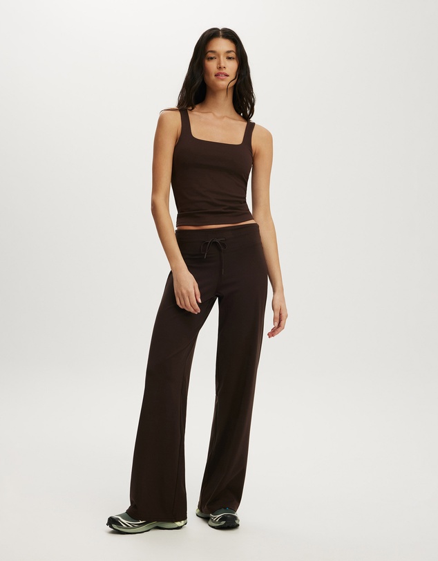 Cotton On Body Active - Ultra Soft Tie Front Wide Leg Pant