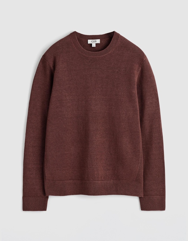 COS - Knitted Linen Crew-Neck Jumper