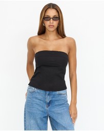 Dazie - Ines Strapless Top