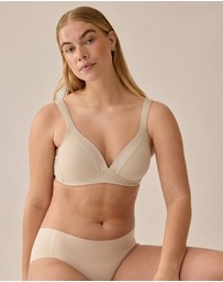 Naturana - Wednesday Jacquard Wireless T-Shirt Bra with Padded Straps