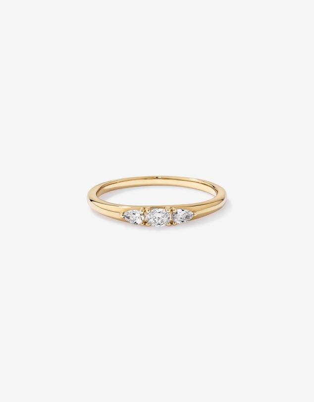 Michael Hill - 0.18TW Lab Diamond Stacker Ring in 10kt Gold