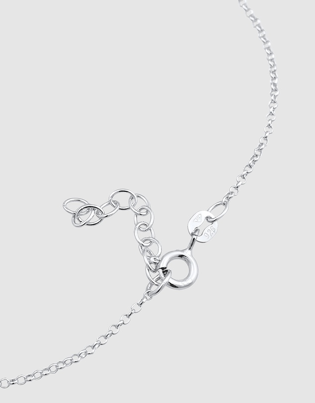 Elli Jewelry - Cloverleaf Charm Anklet in 925 Silver