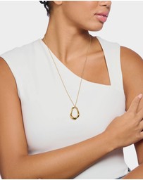 THOMAS SABO - THOMAS SABO Necklace with Wavy Pendant in Gold