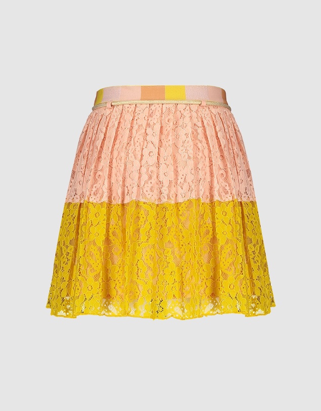 NONO - Nik Colour Block Lace Skirt - Kids-Teens