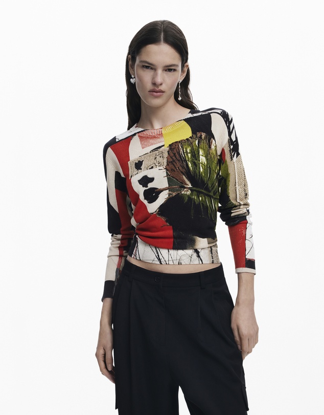 Desigual - Lacroix Collage Sweater
