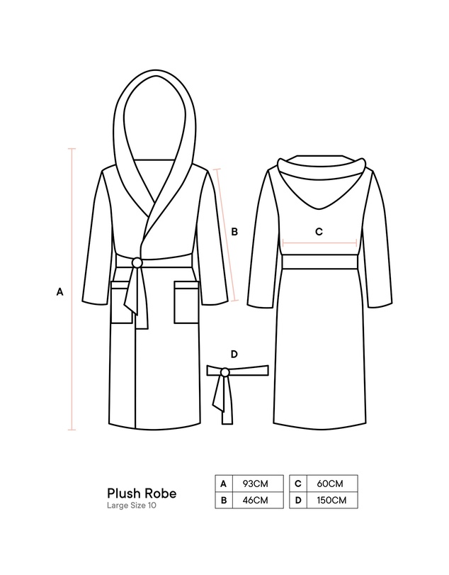 Linen House Kids - Plush Squiggle Kids Robe