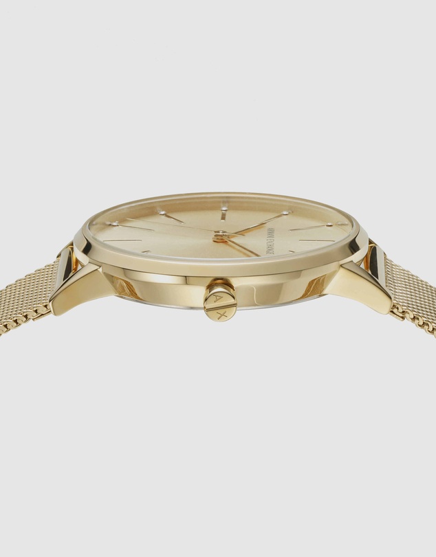 Armani Exchange - Gold-Tone Women's Analogue Watch