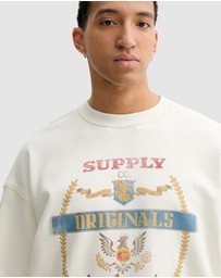 GUESS Originals - GUESS Originals Boxy Graphic Crewneck Sweatshirt