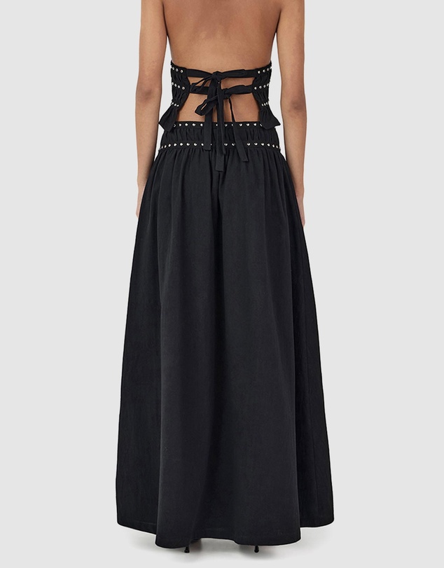 Ownley - Tabby Studed Midi Skirt