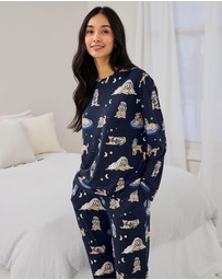 Chelsea Peers - Sleepy Dogs Long Pyjama Set