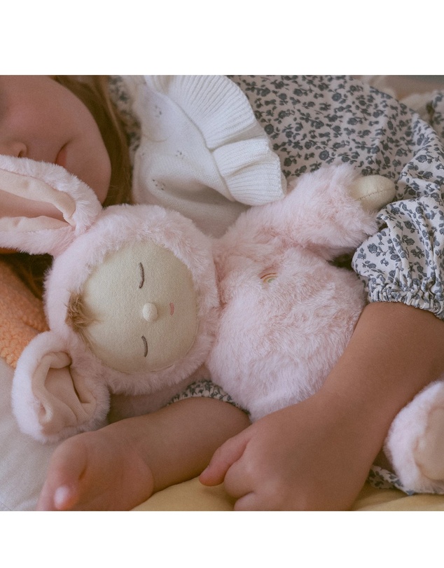 Olli Ella - Lullaby Cozy Dinkum Bunny Moppet - Pink