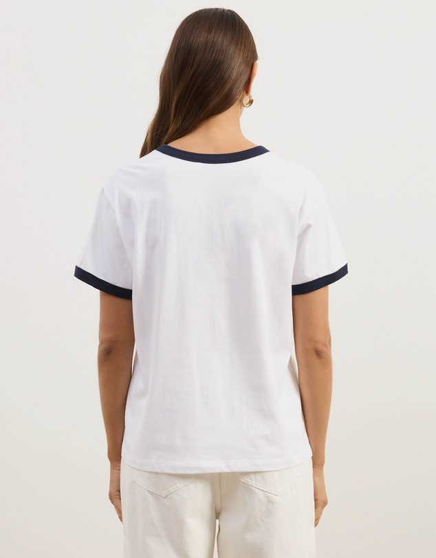 Atmos&Here - Short Sleeve Ringer T-Shirt