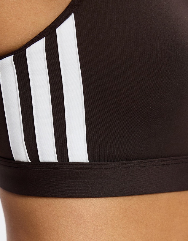 adidas Performance - Optime Essentials Workout 3-Stripes Medium Support Bra
