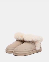 EVERAU - Australian Shepherd Ugg Frovia Cow Suede Upper UGG Boots