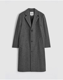 COS - Single-Breasted Wool Long Coat
