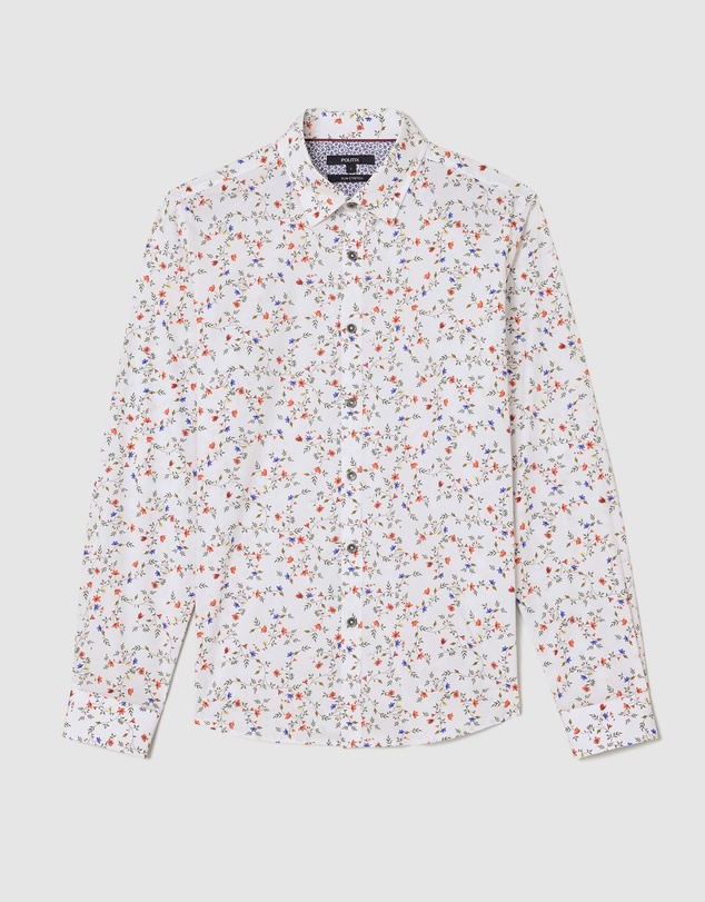 Politix - Thorpe Floral Print Long Sleeve Shirt