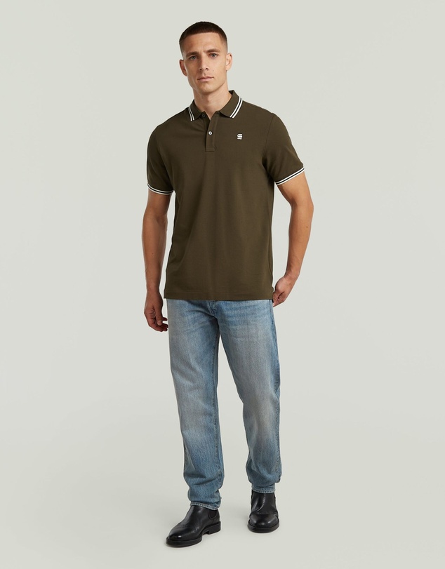 G-Star - Dunda slim stripe polo s\s