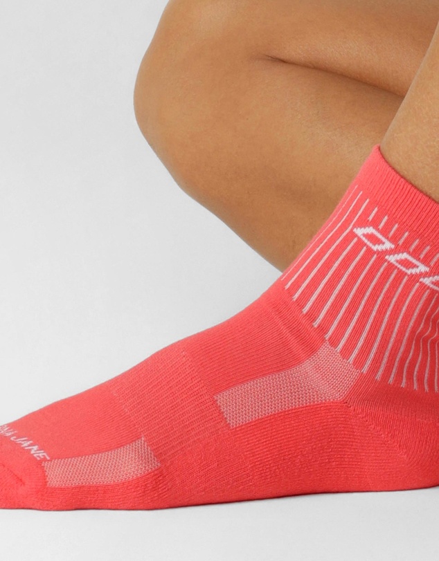 Lorna Jane - 2-Pack LJ Quarter Crew Socks