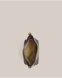 VESTIRSI - Eden Dark Chocolate Leather Shoulder Bag
