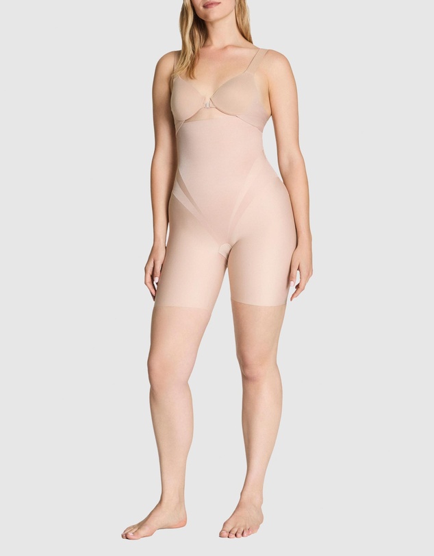 Spanx - Ultra-Sculpt High-Waisted Midthigh Shorts