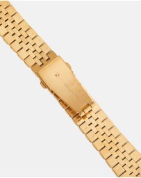 Friendie - Stainless Steel Link Bracelet Band - The Perth - Apple Watch Compatible