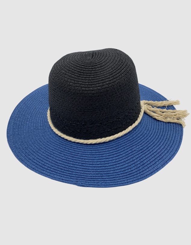 Jacaru - Jacaru 1870 Black & Blue Ladies Hat