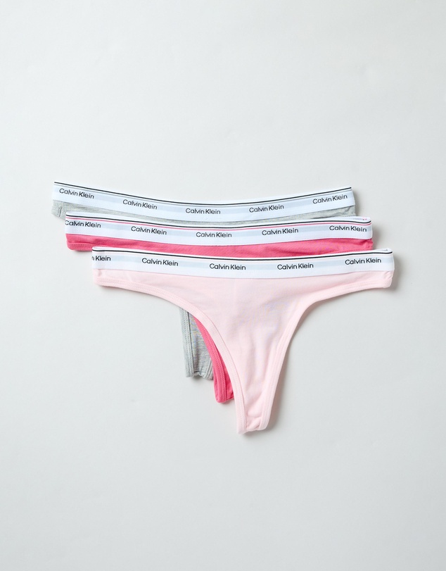 Calvin Klein - 3-Pack Cotton Modal Balance Thongs