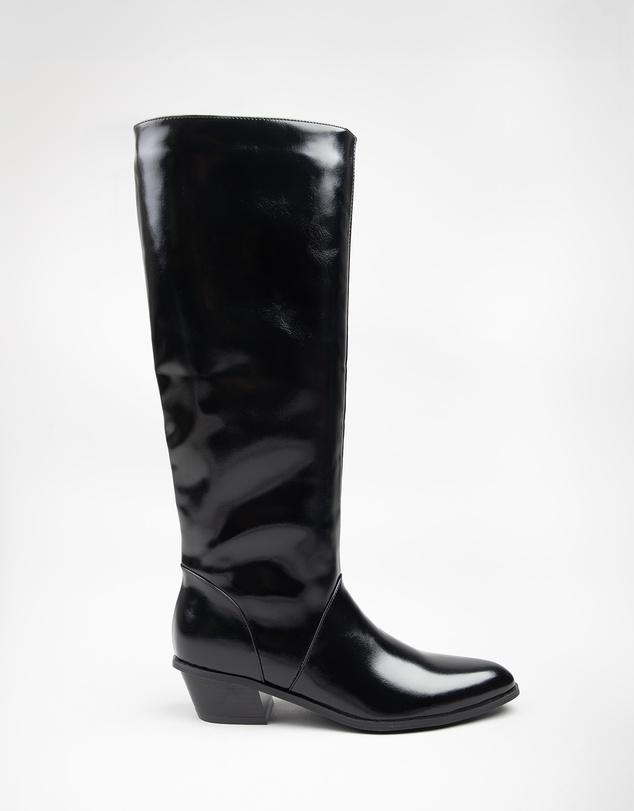 RAID - Reeona western knee boots in black