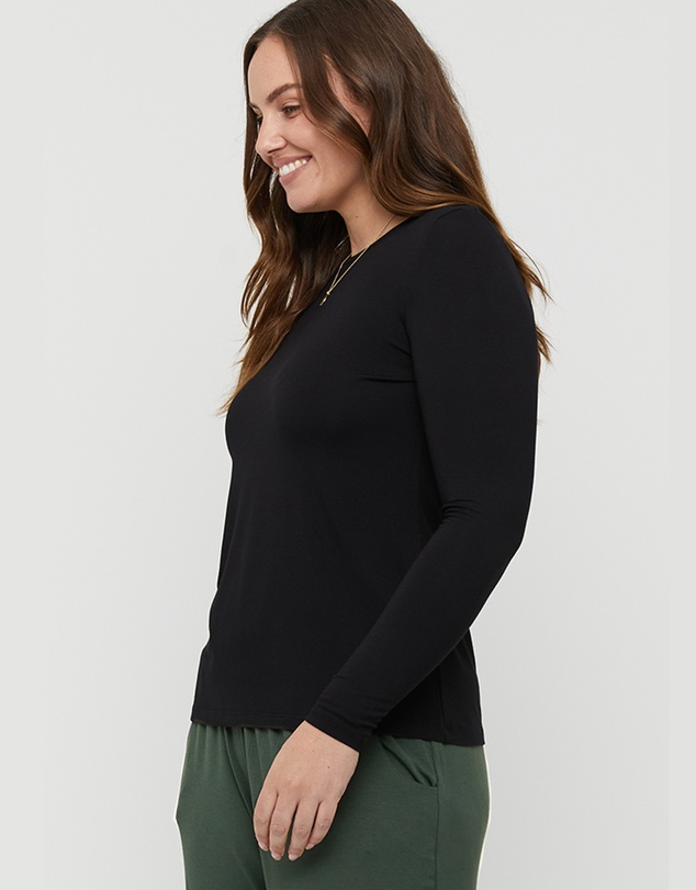 Bamboo Body - Long Sleeve Crew Neck